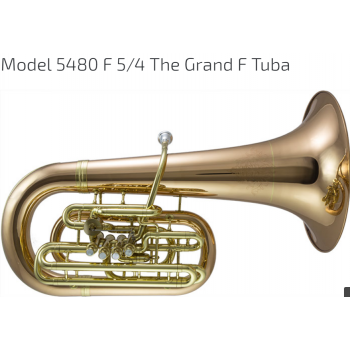 KÈN INSTRUMENTS - TUBAS-Model 5480 F 5-4 The Grand F Tuba